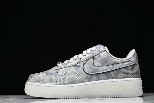 II3925-400 AIR FORCE 1 07 LOW CASUAL SNEAKERS LIGHT GRAY/GREY