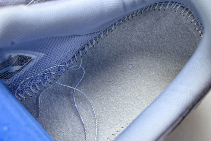 IO1259-400 AIR FORCE 1 LOW 07 PRM HYDROGEN BLUE/METALLIC SILVER