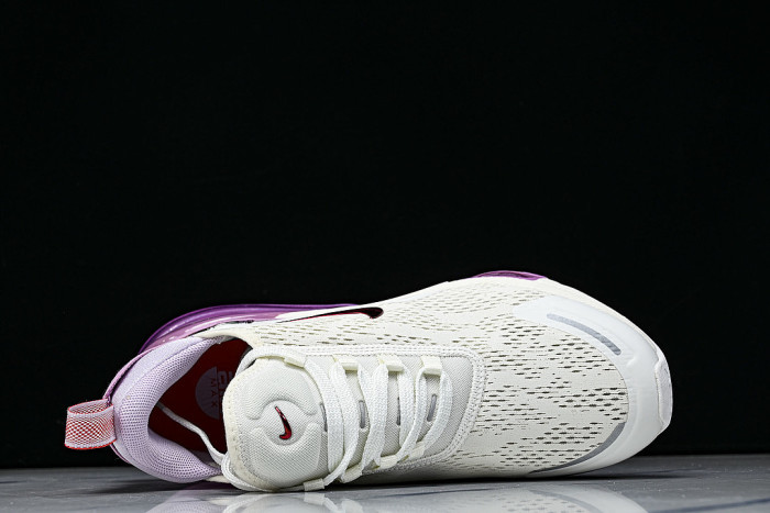 IO9884-113 AIR MAX 270 PREMIUM LEISURE RUNNING SHOES WHITE/PURPLE