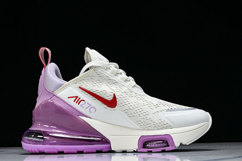 IO9884-113 AIR MAX 270 PREMIUM LEISURE RUNNING SHOES WHITE/PURPLE