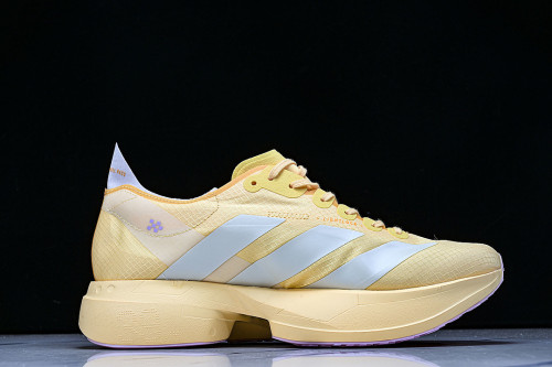 KI3467 ADIZERO ADIOS PRO 4 ICE TANGERINE/ICE GOLD METALLIC/BLISS LILAC