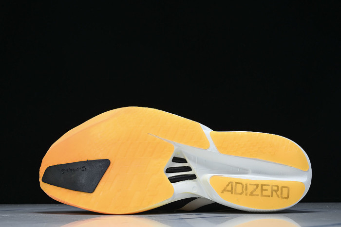 KI4780 ADIZERO ADIOS 4 M LOW-CUT RUNNING SHOES WHITE/ORANGE/BLACK