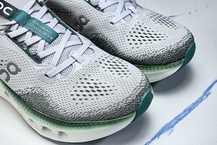 ON RUNNING CLOUDTILT LIGHTWEIGHT CASUAL SHOES GREY/GREEN/GREY