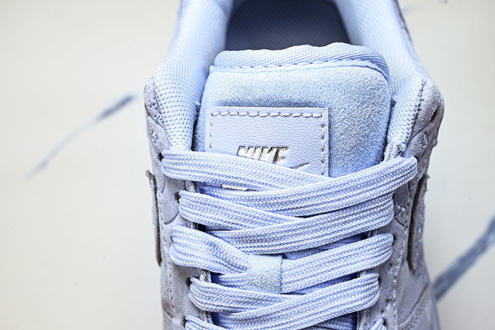 IO1259-400 AIR FORCE 1 LOW 07 PRM HYDROGEN BLUE/METALLIC SILVER