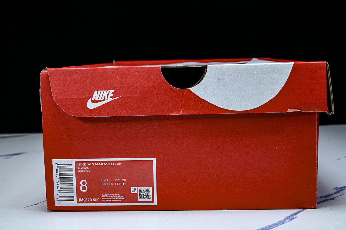 IM9570-600 AIR MAX MOTO 2K RETRO RUNNING SHOES RED/RED/RED
