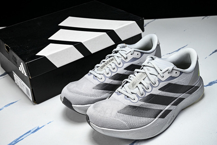 JR3419 ADIZERO EVO SL SILVER METALLIC/IRON METALLIC/HALO SILVER