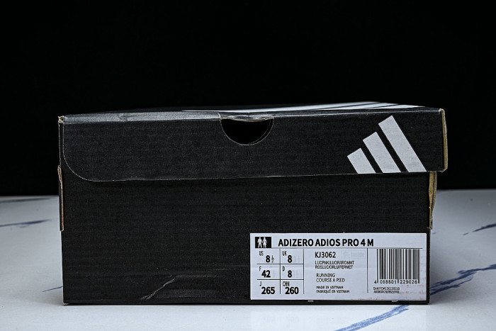 KJ3062 ADIZERO ADIOS 4 M LOW-CUT RUNNING SHOES PINK/ORANGE/PINK