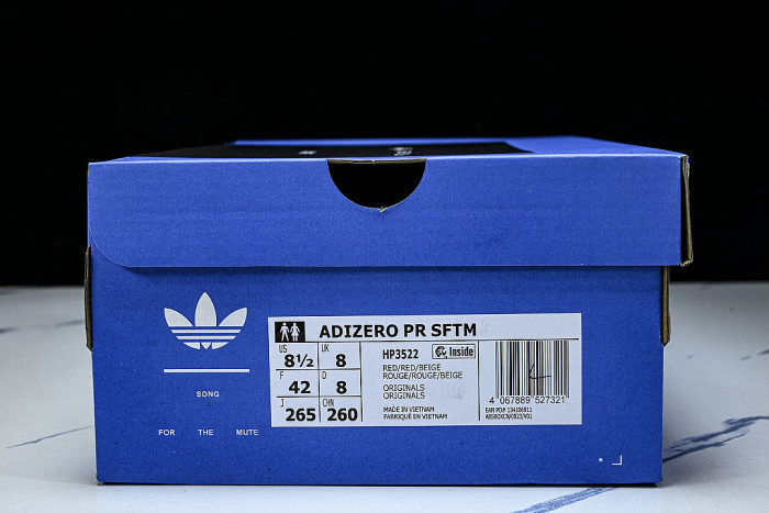 HP3522 ADIZERO PR RED/CREAM WHITE/CLOUD WHITE