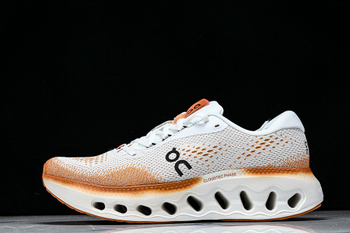 ON RUNNING CLOUDTILT LIGHTWEIGHT CASUAL SHOES WHITE/ORANGE