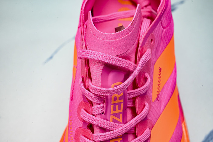 KJ3062 ADIZERO ADIOS 4 M LOW-CUT RUNNING SHOES PINK/ORANGE/PINK