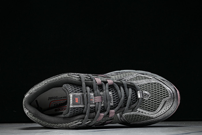 U190629R RETRO CASUAL SPORTS RUNNING SHOES GREY/PINK/GREY