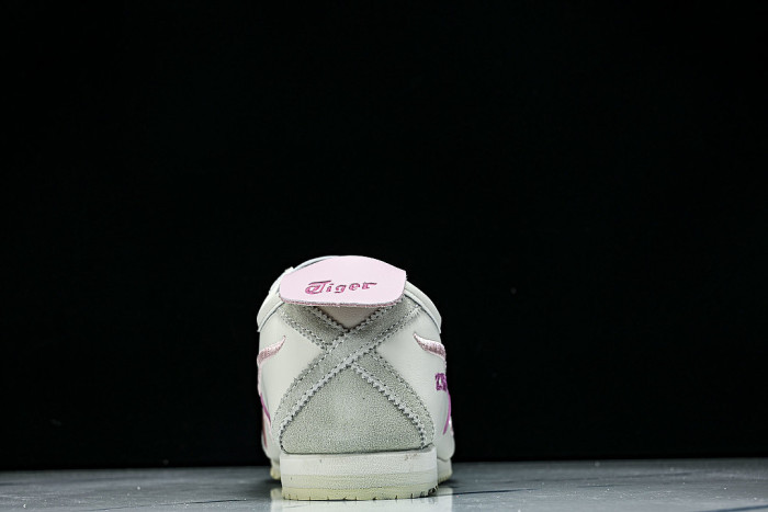 1183C320-103 MEXICO 66 RETRO CASUAL SHOES WHITE/PINK/GREY