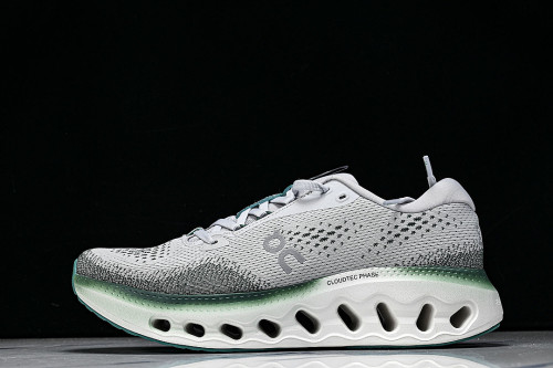 ON RUNNING CLOUDTILT LIGHTWEIGHT CASUAL SHOES GREY/GREEN/GREY