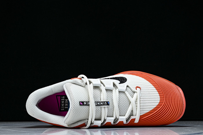 IB6555-100 COURT AIR ZOOM VAPOR 12 HC SAIL/TURF ORANGE/BLUE RIBBON HEATHER/BLACK