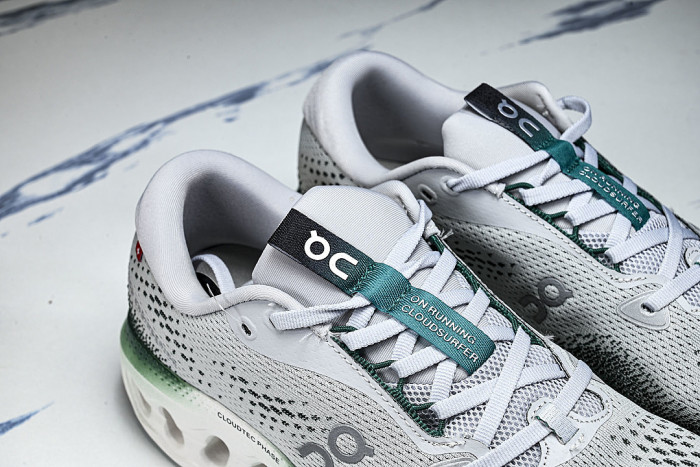 ON RUNNING CLOUDTILT LIGHTWEIGHT CASUAL SHOES GREY/GREEN/GREY