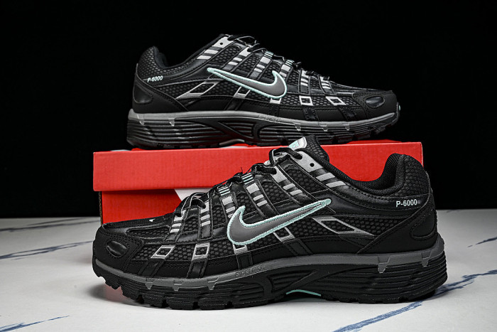 IR1477-010 P-6000 BLACK/HYPER TURQUOISE/COOL GREY/METALLIC COOL GREY