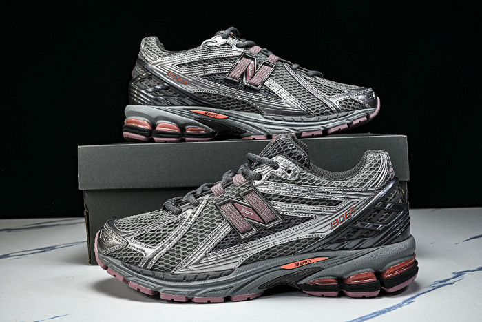 U190629R RETRO CASUAL SPORTS RUNNING SHOES GREY/PINK/GREY