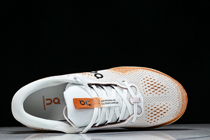 ON RUNNING CLOUDTILT LIGHTWEIGHT CASUAL SHOES WHITE/ORANGE