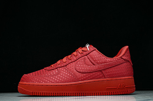 IB6836-600 AIR FORCE 1 LOW UNIVERSITY RED/UNIVERSITY RED/BLACK