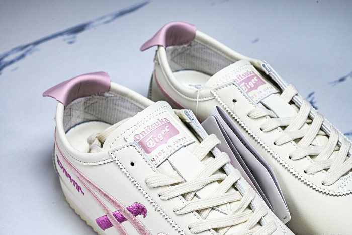 1183C320-103 MEXICO 66 RETRO CASUAL SHOES WHITE/PINK/GREY