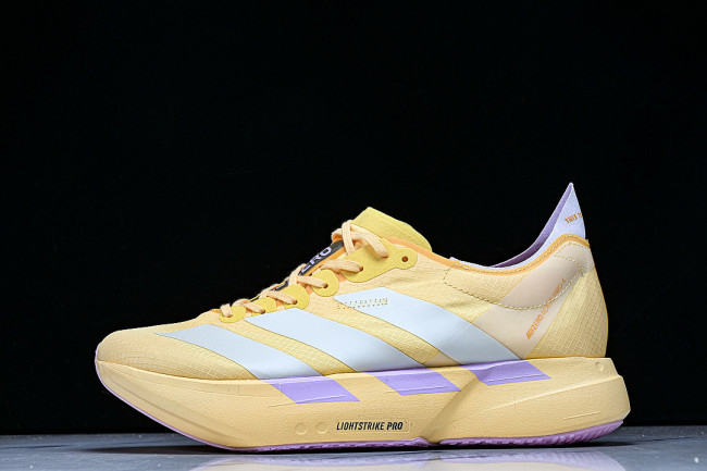 KI3467 ADIZERO ADIOS PRO 4 ICE TANGERINE/ICE GOLD METALLIC/BLISS LILAC