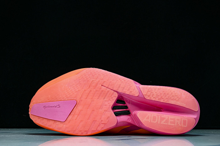 KJ3062 ADIZERO ADIOS 4 M LOW-CUT RUNNING SHOES PINK/ORANGE/PINK