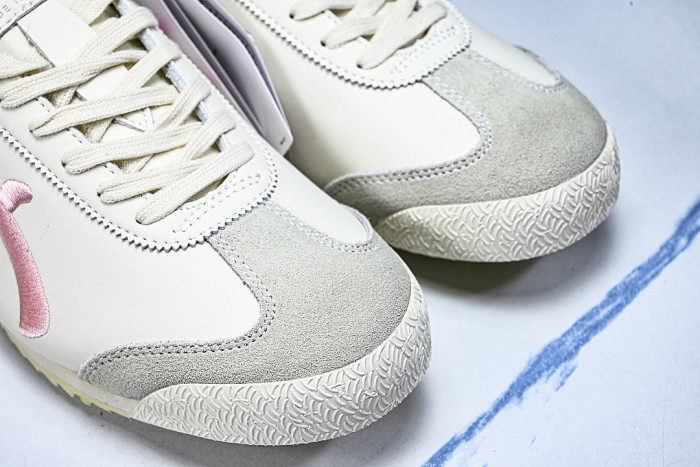 1183C320-103 MEXICO 66 RETRO CASUAL SHOES WHITE/PINK/GREY