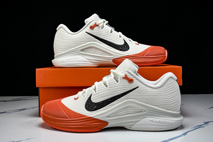 IB6555-100 COURT AIR ZOOM VAPOR 12 HC SAIL/TURF ORANGE/BLUE RIBBON HEATHER/BLACK