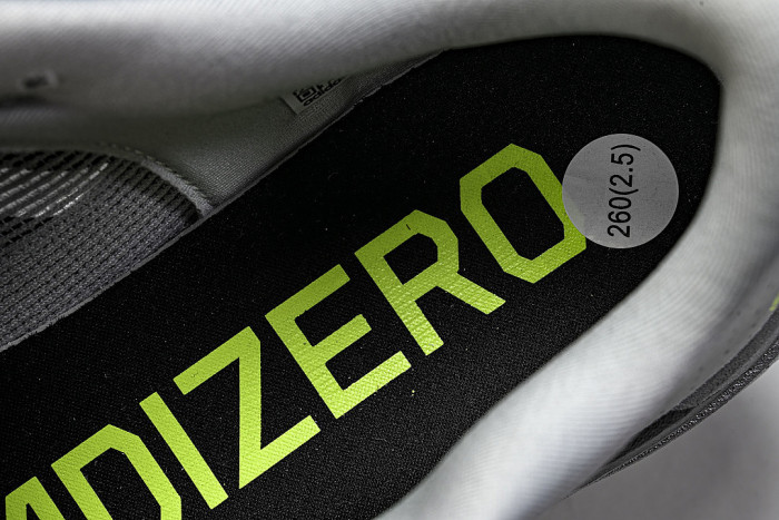 JR3419 ADIZERO EVO SL SILVER METALLIC/IRON METALLIC/HALO SILVER
