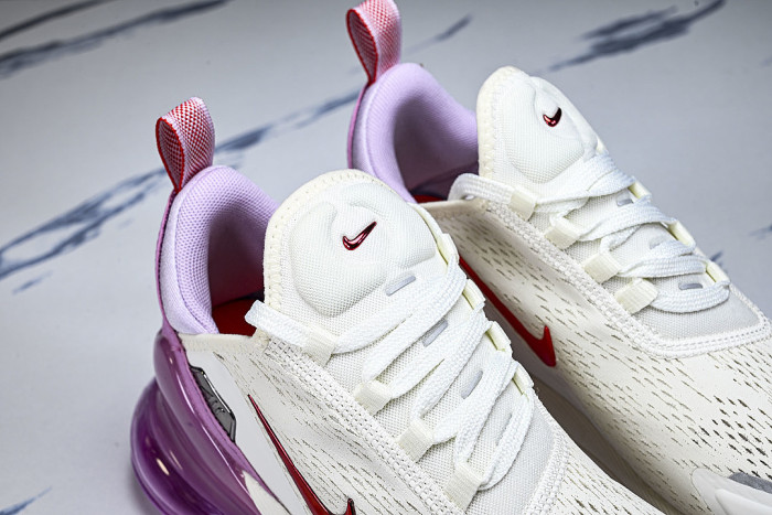 IO9884-113 AIR MAX 270 PREMIUM LEISURE RUNNING SHOES WHITE/PURPLE