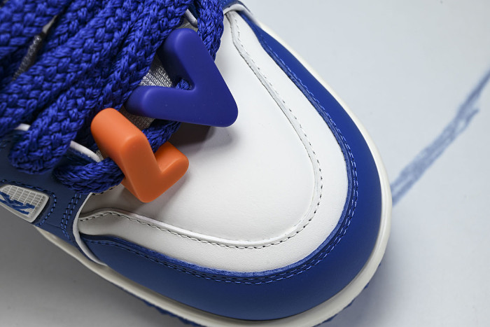 TRAINER MAXI FAT-SIZED LOAFERS WHITE/BLUE