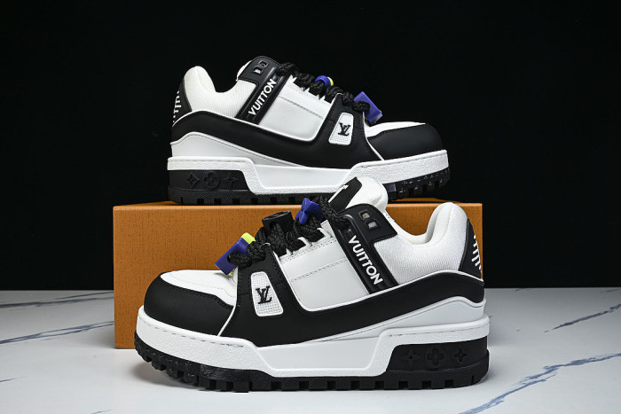 TRAINER MAXI FAT-SIZED LOAFERS WHITE/BLACK