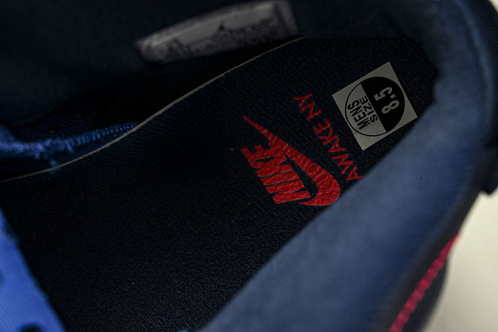 IQ5706-400 AIR JORDAN 6 AJ6 DENIM BLUE/NAVY BLUE/RED