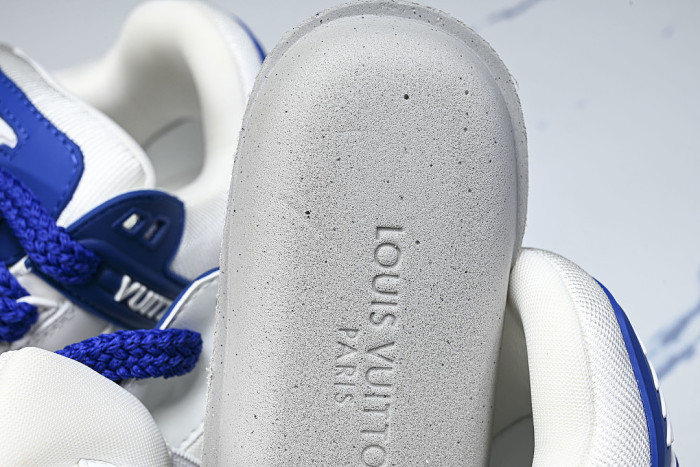 TRAINER MAXI FAT-SIZED LOAFERS WHITE/BLUE
