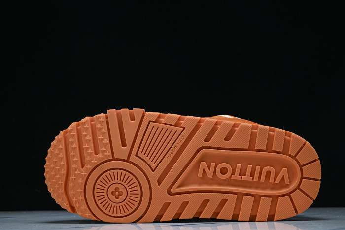 TRAINER MAXI FAT-SIZED LOAFERS WHITE/ORANGE