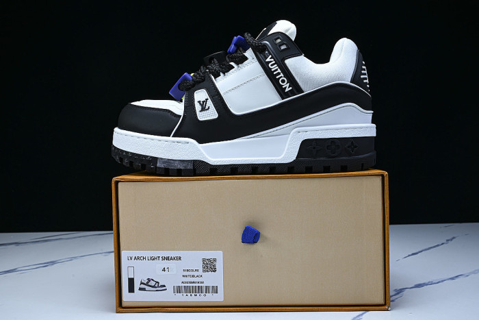 TRAINER MAXI FAT-SIZED LOAFERS WHITE/BLACK