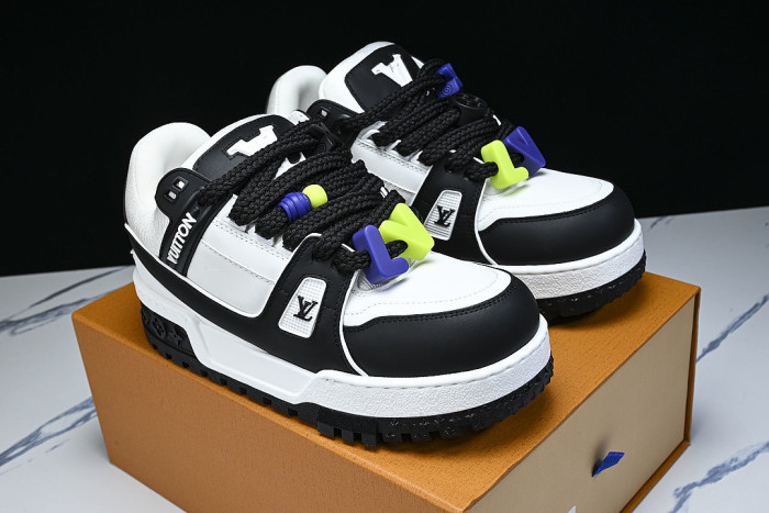 TRAINER MAXI FAT-SIZED LOAFERS WHITE/BLACK