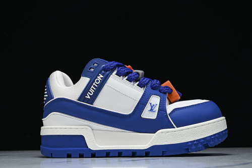 TRAINER MAXI FAT-SIZED LOAFERS WHITE/BLUE