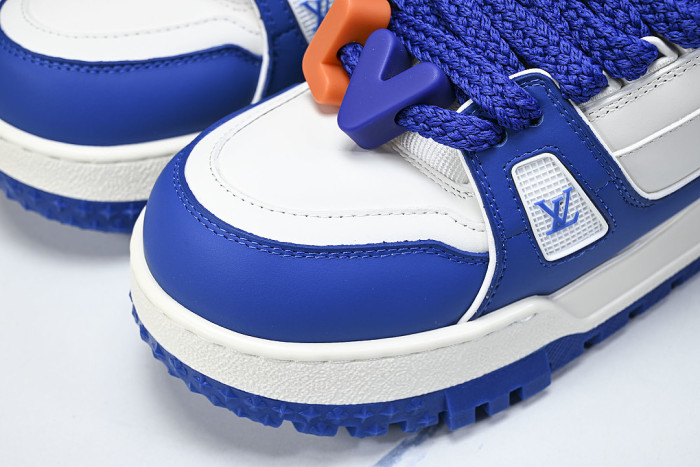 TRAINER MAXI FAT-SIZED LOAFERS WHITE/BLUE
