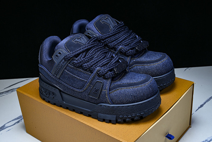 TRAINER MAXI FAT-SIZED LOAFERS NAVY BLUE/NAVY BLUE
