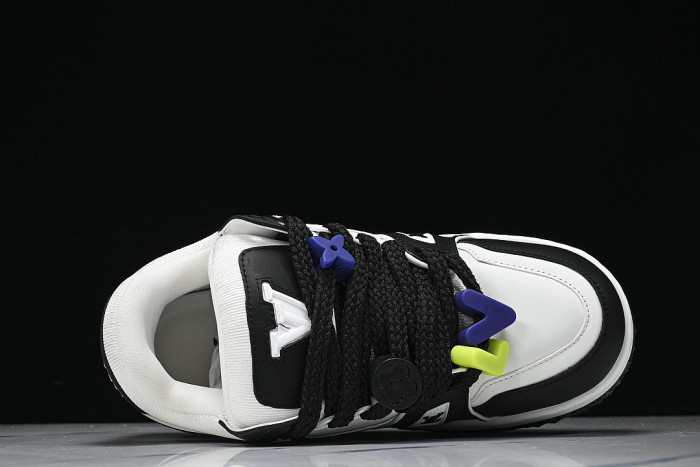 TRAINER MAXI FAT-SIZED LOAFERS WHITE/BLACK