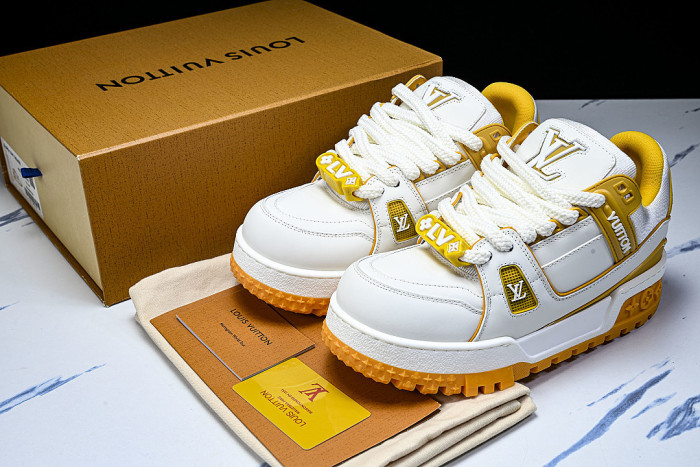TRAINER MAXI XIAOPANG AND DINGPANG STYLE SHOES ORANGE/WHITE