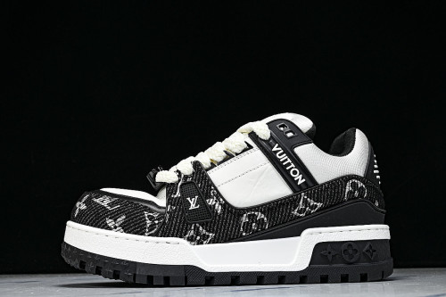 TRAINER MAXI XIAOPANG AND DINGPANG STYLE SHOES BLACK/WHITE