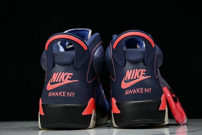 IQ5706-400 AIR JORDAN 6 AJ6 DENIM BLUE/NAVY BLUE/RED