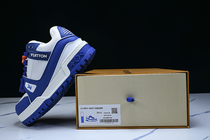 TRAINER MAXI FAT-SIZED LOAFERS WHITE/BLUE