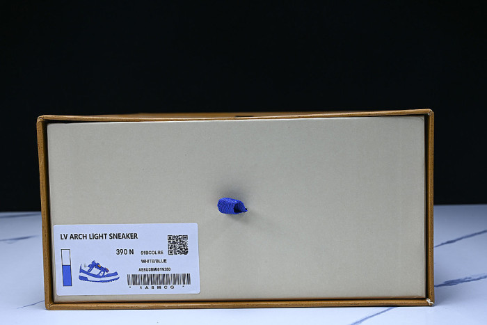 TRAINER MAXI FAT-SIZED LOAFERS WHITE/BLUE