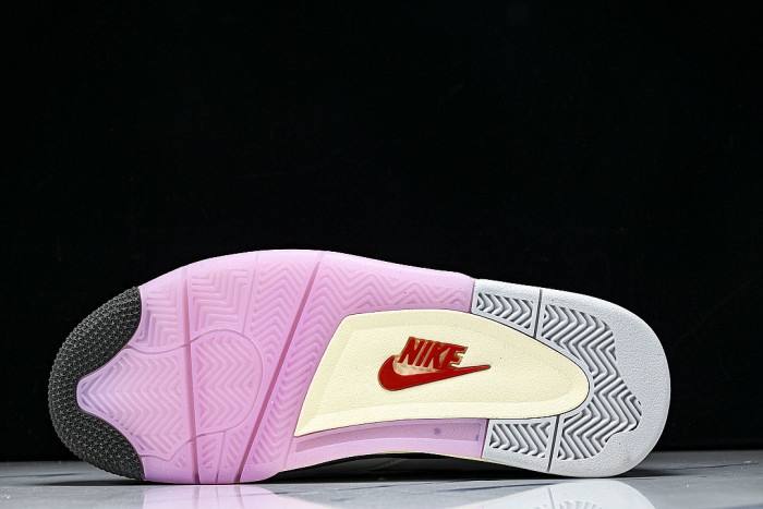 JA1135-100 AIR JORDAN 4 AJ4 BASKETBALL SHOES PINK/WHITE/BLACK