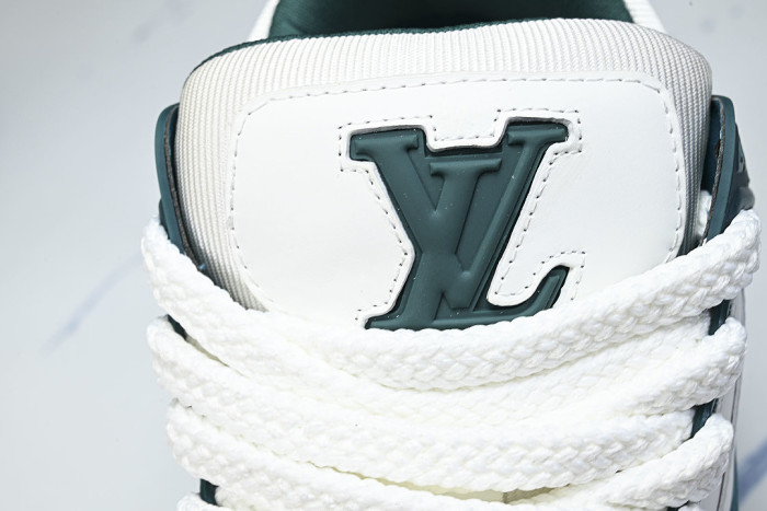 TRAINER MAXI FAT-SIZED LOAFERS WHITE/GREEN