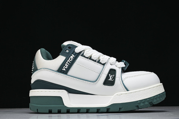 TRAINER MAXI FAT-SIZED LOAFERS WHITE/GREEN