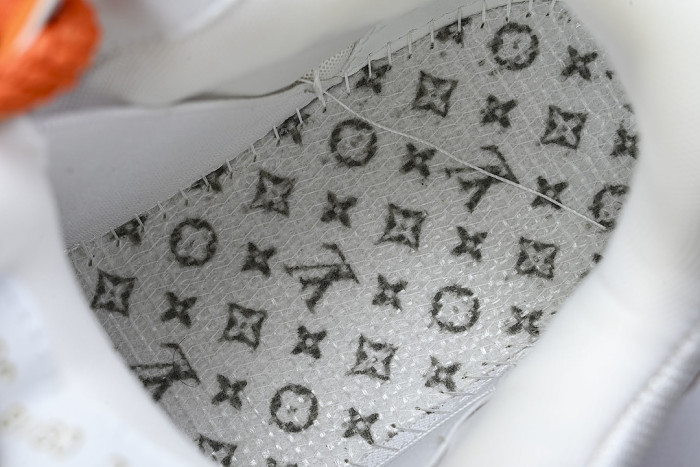 TRAINER MAXI FAT-SIZED LOAFERS WHITE/ORANGE